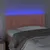 Produktbild 3 för Sänggavel LED rosa 90x5x78/88 cm sammet