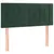 Produktbild 4 för Sänggavel LED grön 100x5x78/88 cm sammet