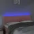 Produktbild 3 för Sänggavel LED rosa 144x5x78/88 cm sammet