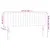 Produktbild 6 för Sänggavel LED rosa 144x5x78/88 cm sammet