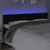 Produktbild 3 för Huvudgavel LED svart 160x5x78/88 cm sammet