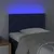 Produktbild 3 för Sänggavel LED blå 80x7x78/88 cm tyg
