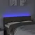 Produktbild 3 för Huvudgavel LED taupe 160x7x78/88 cm tyg