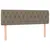 Produktbild 4 för Huvudgavel LED taupe 160x7x78/88 cm tyg