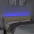 Produktbild 3 för Sänggavel LED gräddvit 160x7x78/88 cm tyg