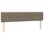 Produktbild 4 för Huvudgavel LED taupe 180x7x78/88 cm tyg