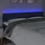 Produktbild 3 för Sänggavel LED blå 180x7x78/88 cm tyg