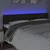 Produktbild 3 för Sänggavel LED mörkbrun 200x7x78/88 cm tyg