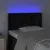 Produktbild 3 för Sänggavel LED svart 80x7x78/88 cm sammet