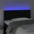 Produktbild 3 för Huvudgavel LED svart 90x7x78/88 cm sammet
