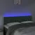 Produktbild 3 för Sänggavel LED mörkgrön 160x7x78/88 cm sammet