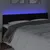 Produktbild 3 för Huvudgavel LED svart 180x7x78/88 cm sammet