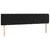 Produktbild 4 för Huvudgavel LED svart 180x7x78/88 cm sammet