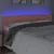 Produktbild 3 för Sänggavel LED rosa 180x7x78/88 cm sammet