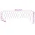 Produktbild 6 för Sänggavel LED rosa 180x7x78/88 cm sammet