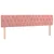 Produktbild 4 för Sänggavel LED rosa 200x7x78/88 cm sammet