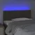 Produktbild 3 för Sänggavel LED taupe 80x5x78/88 cm tyg