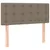 Produktbild 4 för Sänggavel LED taupe 90x5x78/88 cm tyg