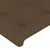 Produktbild 5 för Sänggavel LED mörkbrun 144x5x78/88 cm tyg