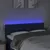 Produktbild 3 för Sänggavel LED blå 144x5x78/88 cm tyg