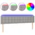Produktbild 2 för Huvudgavel LED ljusgrå 180x5x78/88 cm tyg