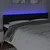 Produktbild 3 för Sänggavel LED svart 180x5x78/88 cm tyg