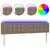 Produktbild 2 för Sänggavel LED taupe 200x5x78/88 cm tyg