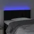 Produktbild 3 för Sänggavel LED svart 80x5x78/88 cm sammet
