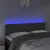 Produktbild 3 för Huvudgavel LED mörkgrå 144x5x78/88 cm sammet