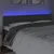 Produktbild 3 för Huvudgavel LED mörkgrå 160x5x78/88 cm sammet