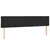 Produktbild 4 för Sänggavel LED svart 160x5x78/88 cm sammet
