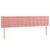 Produktbild 4 för Sänggavel LED rosa 200x5x78/88 cm sammet