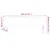 Produktbild 6 för Sänggavel LED rosa 200x5x78/88 cm sammet