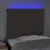 Produktbild 3 för Sänggavel LED taupe 80x5x118/128 cm tyg