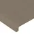 Produktbild 5 för Sänggavel LED taupe 90x5x118/128 cm tyg