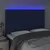 Produktbild 3 för Sänggavel LED blå 144x5x118/128 cm tyg