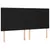 Produktbild 4 för Sänggavel LED svart 160x5x118/128 cm tyg