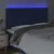 Produktbild 3 för Sänggavel LED blå 160x5x118/128 cm tyg