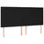 Produktbild 4 för Huvudgavel LED svart 200x5x118/128 cm tyg