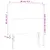 Produktbild 6 för Sänggavel LED svart 90x5x118/128 cm sammet