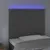 Produktbild 3 för Sänggavel LED mörkgrå 100x5x118/128 cm sammet