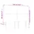 Produktbild 6 för Sänggavel LED rosa 144x5x118/128 cm sammet