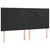 Produktbild 4 för Sänggavel LED svart 160x5x118/128 cm sammet