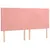 Produktbild 4 för Sänggavel LED rosa 160x5x118/128 cm sammet