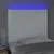 Produktbild 3 för Sänggavel LED hvid 80x5x118/128 cm konstläder