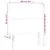 Produktbild 6 för Sänggavel LED gräddvit 100x5x118/128 cm konstläder