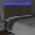 Produktbild 3 för Sänggavel LED brun 160x5x118/128 cm konstläder