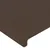 Produktbild 5 för Sänggavel LED brun 160x5x118/128 cm konstläder