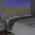 Produktbild 3 för Sänggavel LED cappuccino 180x5x118/128 cm konstläder
