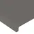 Produktbild 5 för Sänggavel LED grå 200x5x118/128 cm konstläder